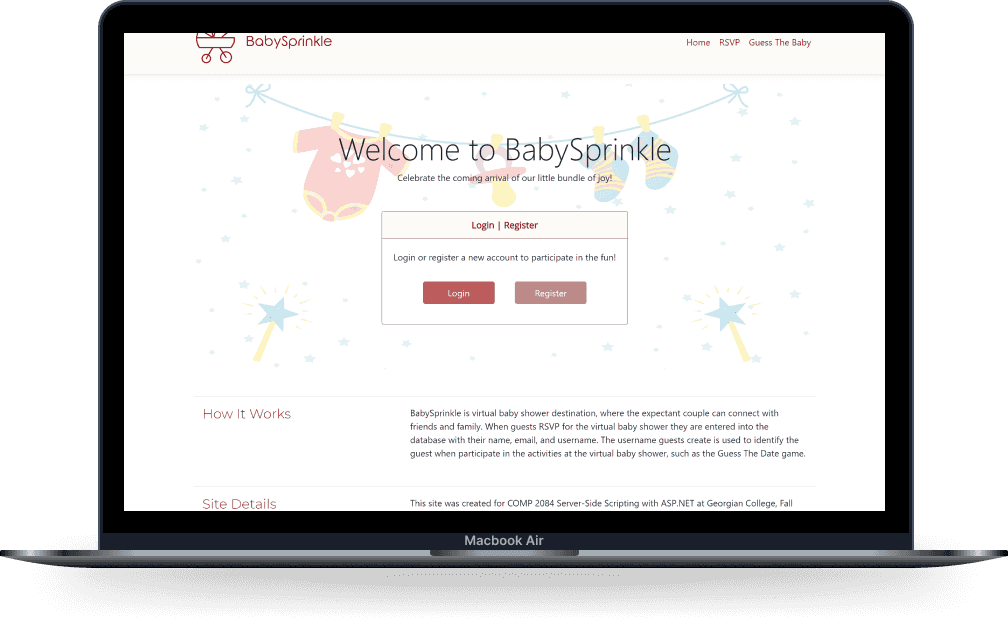 Baby Sprinkle Website